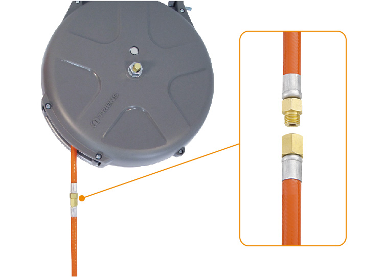 豊富なギフト TRIENS 導電エアーホースリール 内径6.5mm×20m SHR-20EA 1台  838-7265